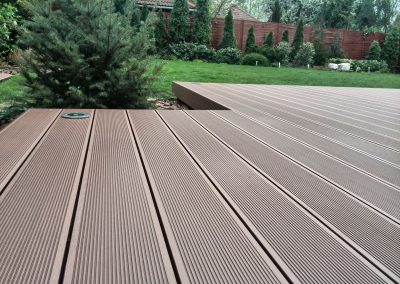 TrendDeck - vörösbarna wpc teraszburkolat - Törökbálint