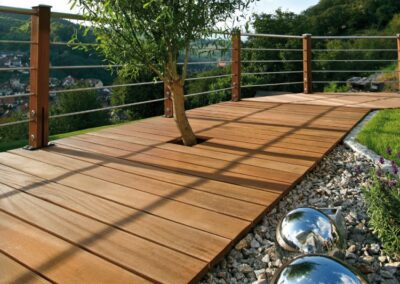 Bangkirai fa teraszburkolat