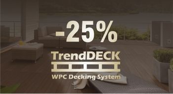 WPC teraszburkolat akció - 25 %-os kedvezménnyel